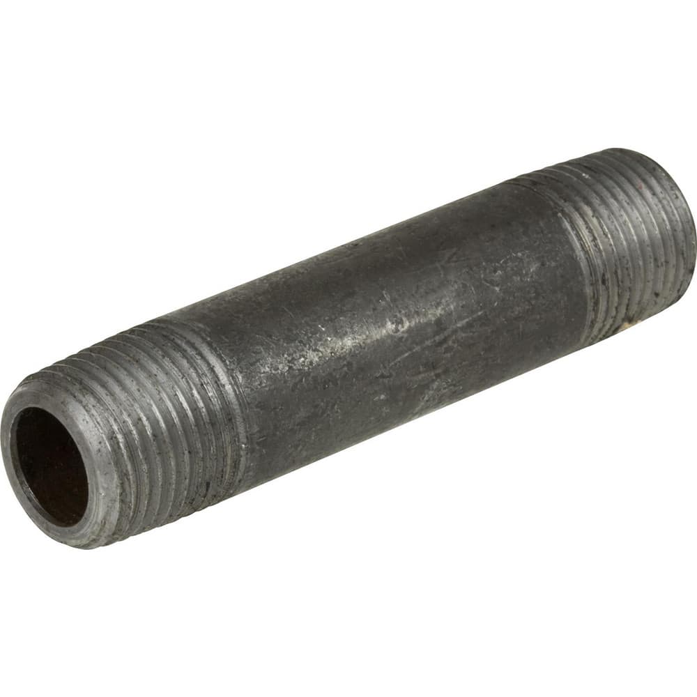 Galvanized Pipe Nipples & Pipe, Thread Style: Threaded on Both Ends , Material: Steel , Length (Inch): 6in , Schedule: 80 , Construction: Welded  MPN:ZUSA-PF-20816