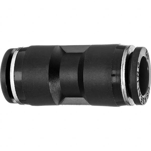 Push-to-Connect Tube Fitting: Union, Straight, 1/8