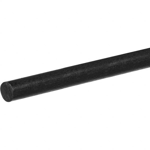 Plastic Rod: Carbon Fiber (Unidirectional), 4' Long, 3/32