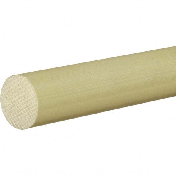 Plastic Rod: Garolite (G-10 & FR4), 3' Long, 3/4