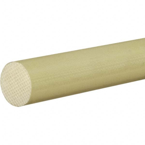 Plastic Rod: Garolite (G-10 & FR4), 3' Long, 1