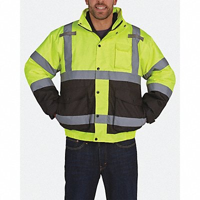 Jacket with Removable Liner 3XL Yllw/Blk MPN:UHV563X-3X-YB