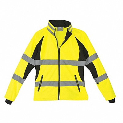 Ladies Jacket Hi-Vis Lrg Blk/Ylw MPN:UHV668-L