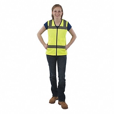 Ladies Class 2 Polyester Vest Hi Vis S MPN:UHV662-S