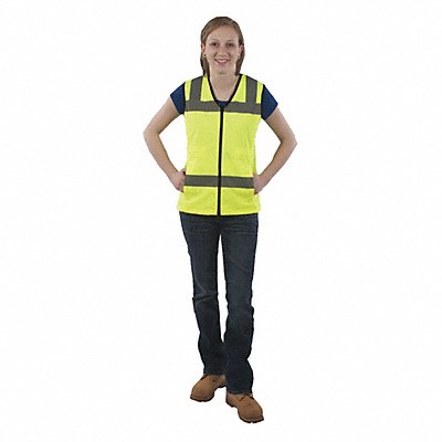 Ladies Class 2 Polyester Vest L MPN:UHV662-L