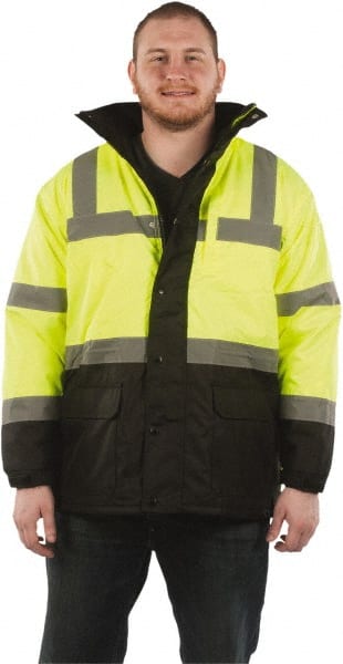 Heated Jacket: Size Large, Yellow, Polyester MPN:UHV1004-L-Y