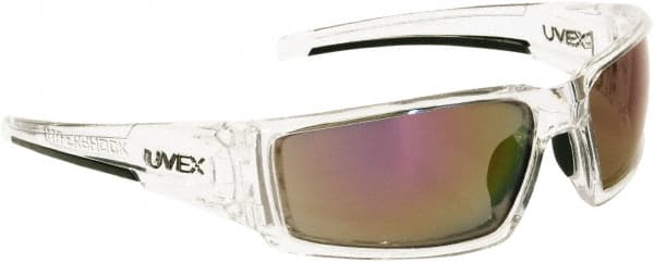 Safety Glass: Scratch-Resistant, Red Mirror Lenses, Full-Framed MPN:S2974