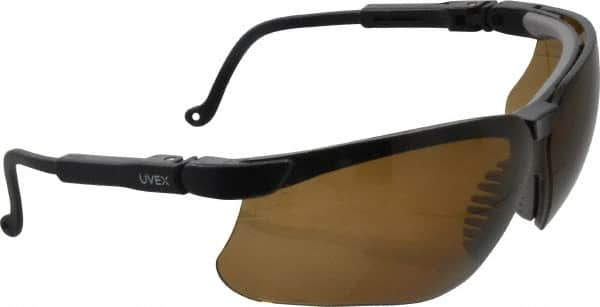 Safety Glass: Scratch-Resistant, Polycarbonate, Espresso Lenses, Full-Framed, UV Protection MPN:S3201