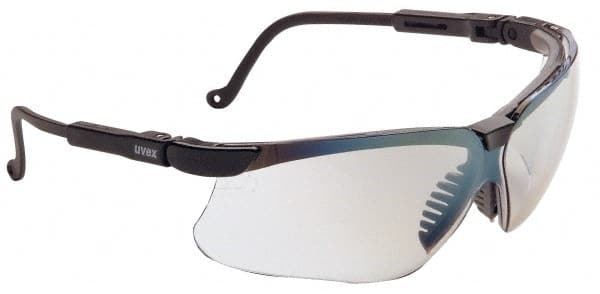 Safety Glass: Scratch-Resistant, Polycarbonate, SCT-Reflect 50 Lenses, Full-Framed, UV Protection MPN:S3204