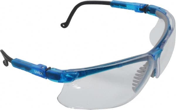 Safety Glass: Scratch-Resistant, Polycarbonate, Clear Lenses, Full-Framed, UV Protection MPN:S3240