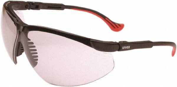 Safety Glass: Anti-Fog & Scratch-Resistant, Polycarbonate, Gray Lenses, Full-Framed, UV Protection MPN:S3310HS