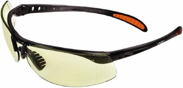 Safety Glass: Anti-Fog & Scratch-Resistant, Polycarbonate, Yellow Lenses, Full-Framed, UV Protection MPN:S4206HS