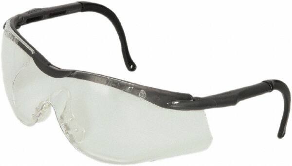 Safety Glass: Anti-Fog & Scratch-Resistant, Polycarbonate, Clear Lenses, Full-Framed, UV Protection MPN:T56555B