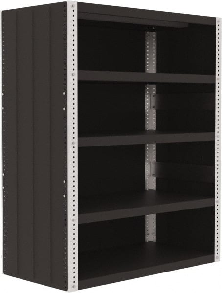 Enclosed Shelving Unit: 4 Shelves, 2,500 lb Shelf Capacity MPN:F82431A2