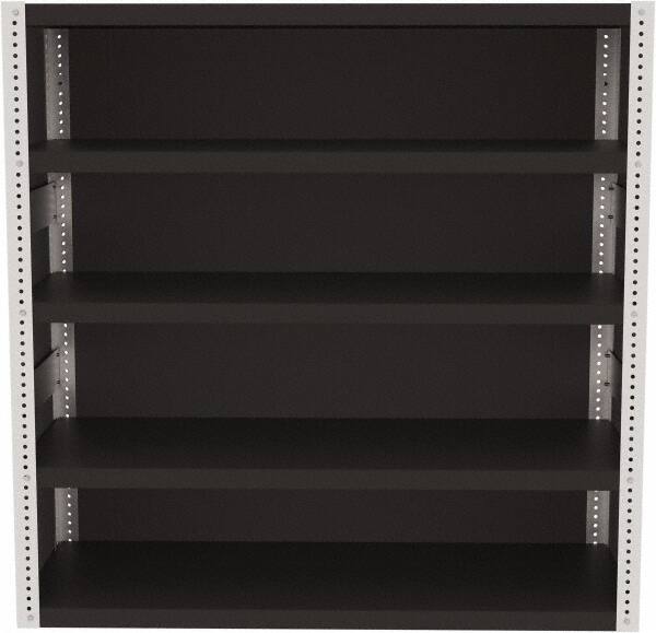 Enclosed Shelving Unit: 4 Shelves, 2,500 lb Shelf Capacity MPN:F82432A1