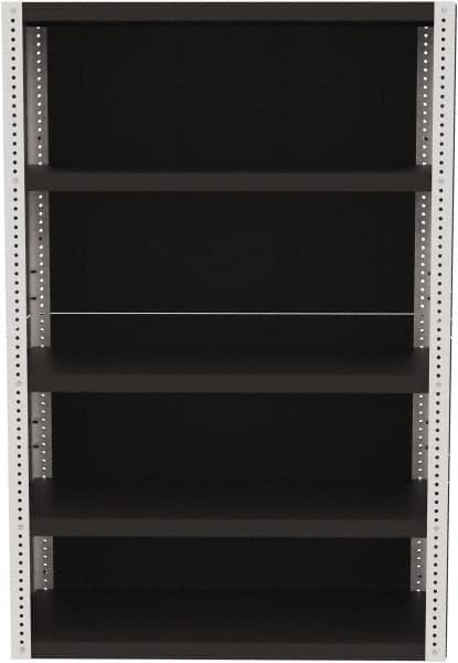 Enclosed Shelving Unit: 4 Shelves, 2,500 lb Shelf Capacity MPN:F82433A0