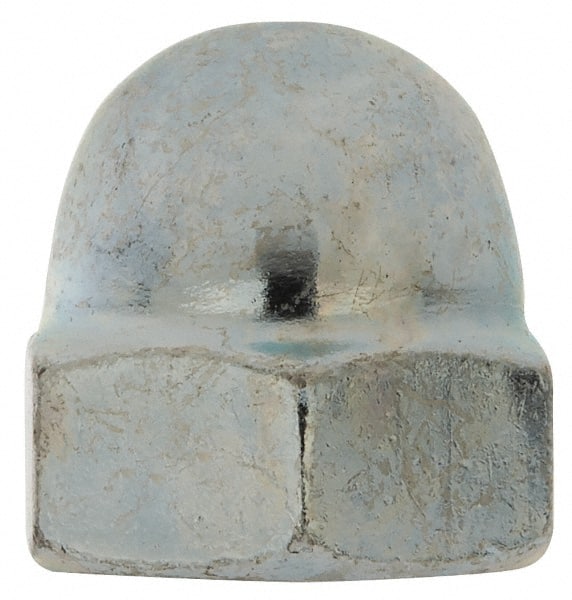 M10x1.5 17mm Width Across Flats, Zinc Plated, Steel Acorn Nut MPN:417011PR