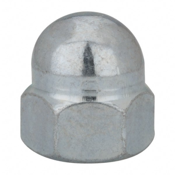 M12x1.75 19mm Width Across Flats, Zinc Plated, Steel Acorn Nut MPN:417012PR