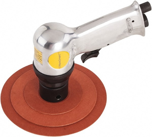 Air Orbital Sander: Round, 3 4-1/2 & 5-1/2