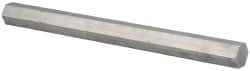 1-1/2 Inch Width Across Flats x 36 Inch Long, Aluminum Hexagon Bar MPN:2011-1.5X36H