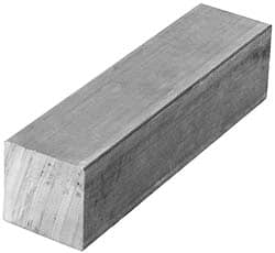 3 Inch Square x 12 Inch Long, Aluminum Square Bar MPN:08663908