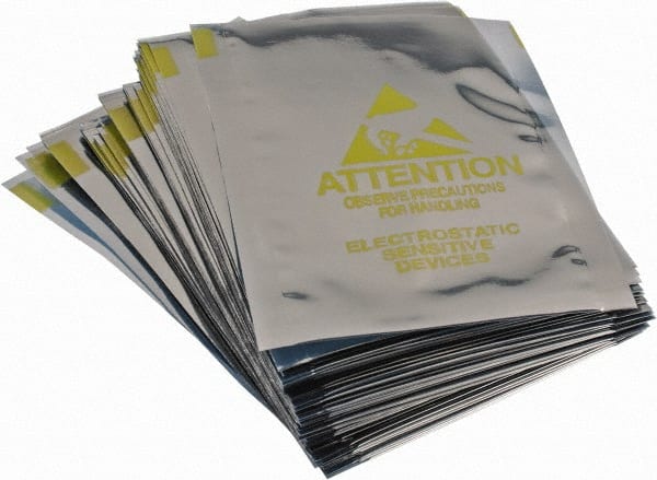 Clear Metalized Static Shield Bag: 3 mil Thick, 3