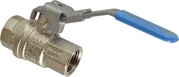 1-Way Manual Ball Valve: 1/2