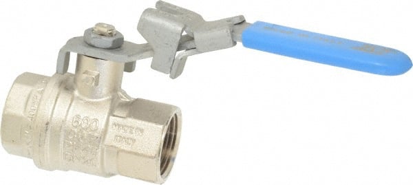 1-Way Manual Ball Valve: 3/4