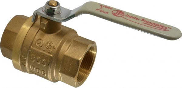 2-Way Manual Ball Valve: 1-1/2