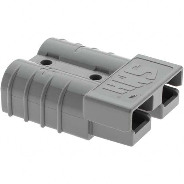 10 AWG, 600 V, 50 A, Silver-Plated Copper Battery Connector MPN:61823