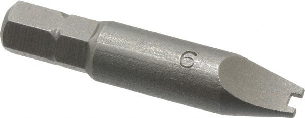 Screwdriver Insert Bit: #6 Point MPN:1B.614