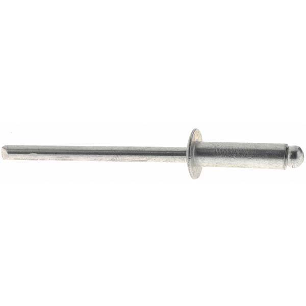 Open End Blind Rivet: Size 56, Dome Head, Aluminum Body, Aluminum Mandrel MPN:34151