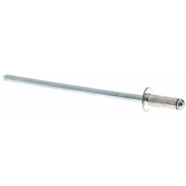 Open End Blind Rivet: Size 32, Dome Head, Aluminum Body, Steel Mandrel MPN:34167