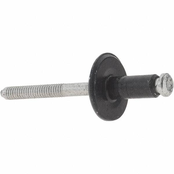 Peel Blind Rivet: Large Flange Head, Aluminum Body, Aluminum Mandrel MPN:BDKP811