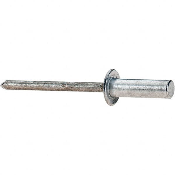 Closed End Sealing Blind Rivet: Size 66, Dome Head, Aluminum Body, Aluminum Mandrel MPN:C8875036