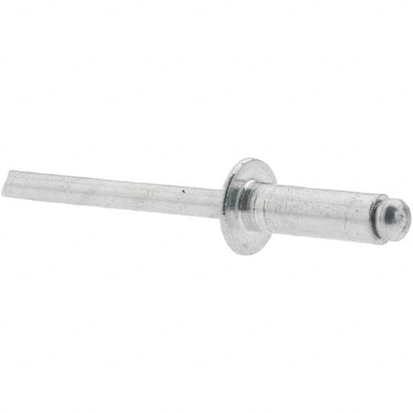 Open End Blind Rivet: Dome Head, Aluminum Body, Aluminum Mandrel MPN:KP3081