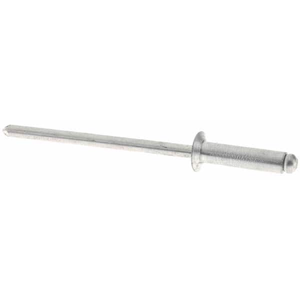 Open End Blind Rivet: Size 46, Countersunk Head, Aluminum Body, Aluminum Mandrel MPN:KP7860