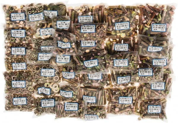 2,875 Piece Bolt Assortment MPN:67756098