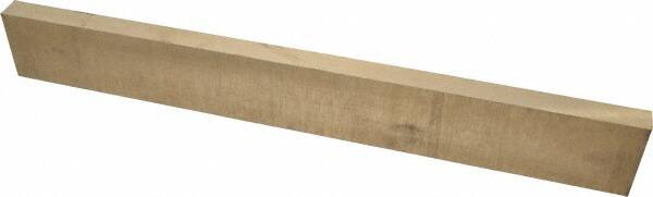 1/2 Inch Thick x 1-1/2 Inch Wide x 1 Ft. Long, Bronze Rectangular Bar MPN:AG041212