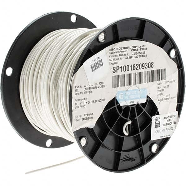 THHN, 16 AWG, 10 Amp, 500' Long, Stranded Core, 26 Strand Building Wire MPN:BD-17912N