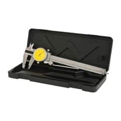 Dial Caliper: 6'' Range, 0.001'' Graduation, 0.1'' per Revolution MPN:102-1036