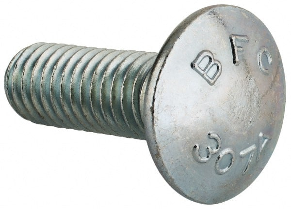 Carriage Bolt: 7/16-14, 1-1/4