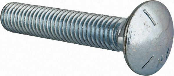 Carriage Bolt: 7/16-14, 2-1/2