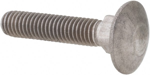 Carriage Bolt: M5 x 0.80, 25 mm Length Under Head, Square Neck MPN:CA6X05025-050BX