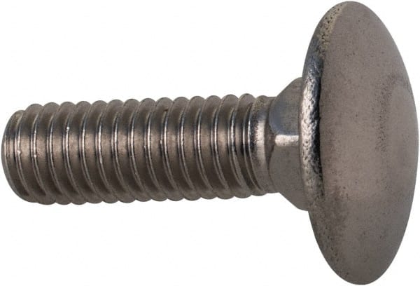 Carriage Bolt: M6 x 1.00, 20 mm Length Under Head, Square Neck MPN:CA6X06020-050BX