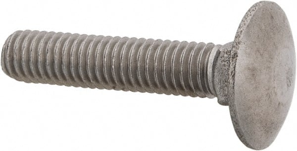 Carriage Bolt: M6 x 1.00, 30 mm Length Under Head, Square Neck MPN:CA6X06030-050BX