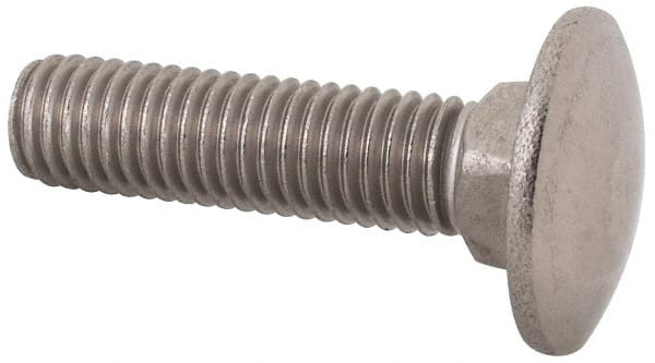 Carriage Bolt: M10 x 1.50, 40 mm Length Under Head, Square Neck MPN:CA6X10040-025BX