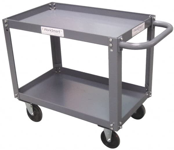 Service Utility Cart: Steel, Gray MPN:WS-MH-SCAR-011