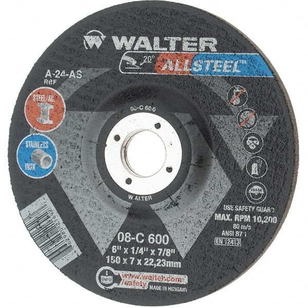 Depressed Grinding Wheel:  Type 27,  6