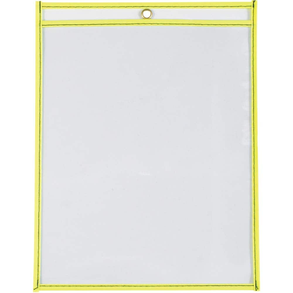 15 Pc Job Ticket Holder: Neon Yellow MPN:JTH115YE